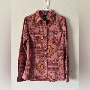 Wrangler Retro | Women’s Pearl snap | Aztec | Small